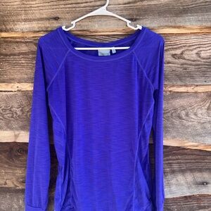 Athleta Women's Purple Long Sleeve Top